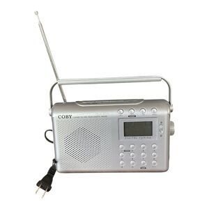 Coby Portable AM/FM Radio with Digital Tuner & Handle